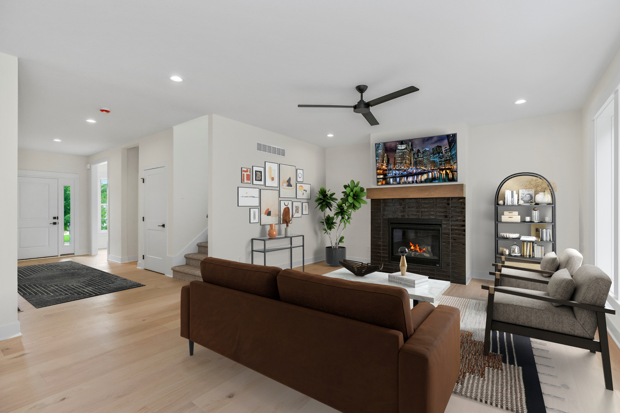 Image of Custom Built Luxury Living room with furniture